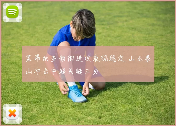 莱昂纳多领衔进攻表现稳定 山东泰山冲击中超关键三分